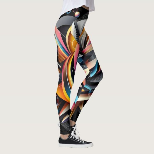 Abstracte geometrie leggings (Rechts)