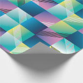 Abstracte geometrie naadloos patroon cadeaupapier (Hoek)