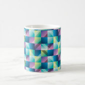 Abstracte geometrie naadloos patroon koffiemok (Center)