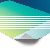 Abstracte geometrie naadloos patroon poster (Hoek)