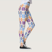 Abstracte geometrie: Native American Vibes Leggings (Rechts)