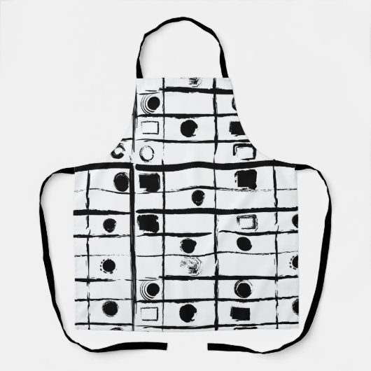 abstracte geometrie schort (Voorkant)