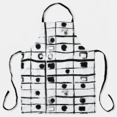 abstracte geometrie schort (Voorkant)