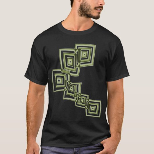 Abstracte geometrie t-shirt (Voorkant)