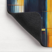Abstracte geometrie van stadslichten muismat (Hoek)
