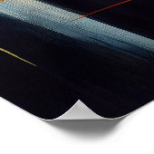 Abstracte Geometrie van Stedelijke Lichten Poster (Hoek)