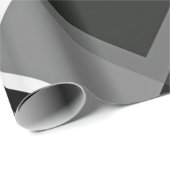 Abstracte geometrie voor zwarte en witte Mondriaan Cadeaupapier (Rol Hoek)