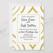 Abstracte geometrie, wit en goud kaart (Voorkant)