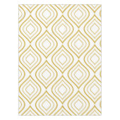 Abstracte geometrie, wit en goud tafelkleed (Voorkant)