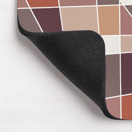 Abstracte geometriemousepad muismat (Hoek)