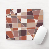 Abstracte geometriemousepad muismat (Met muis)