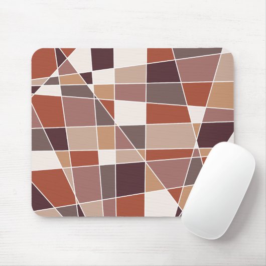 Abstracte geometriemousepad muismat (Met muis)
