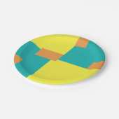 Abstracte geometrisch 020515 papieren bordje (Gekanteld)