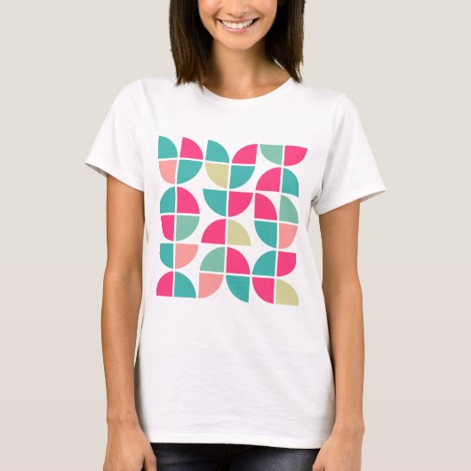 Abstracte geometrische 110421 T-shirt (Voorkant)