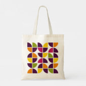 Abstracte geometrische 110421v2 tote bag (Achterkant)