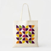 Abstracte geometrische 110421v2 tote bag (Voorkant)