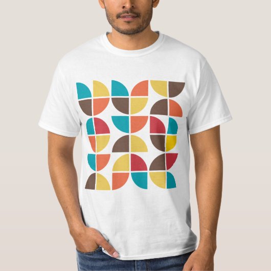 Abstracte geometrische 110421v3 T-Shirt (Voorkant)
