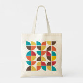 Abstracte geometrische 110421v3 tote bag (Achterkant)