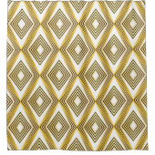 Abstracte geometrische achtergrond. Art Deco. Douchegordijn (Voorkant)