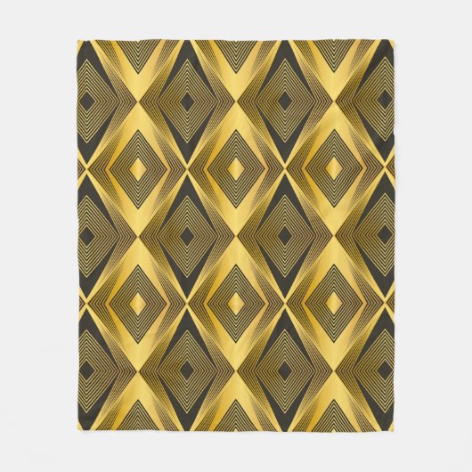 Abstracte geometrische achtergrond. Art Deco. Fleece Deken (Voorkant)