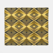 Abstracte geometrische achtergrond. Art Deco. Fleece Deken (Voorkant (Horizontaal))