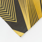 Abstracte geometrische achtergrond. Art Deco. Fleece Deken (Hoek)