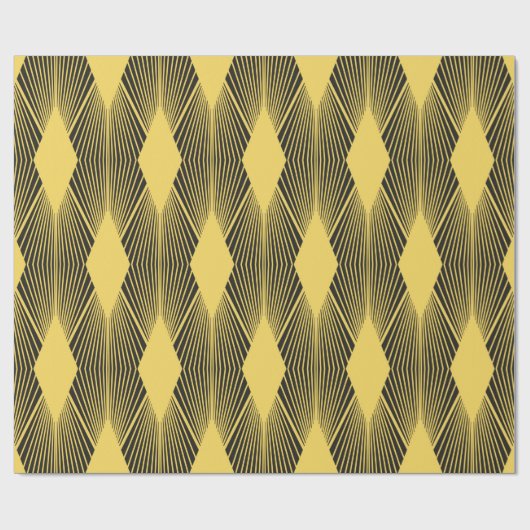 Abstracte geometrische achtergrond. Art Deco-illus Cadeaupapier (Vlak)