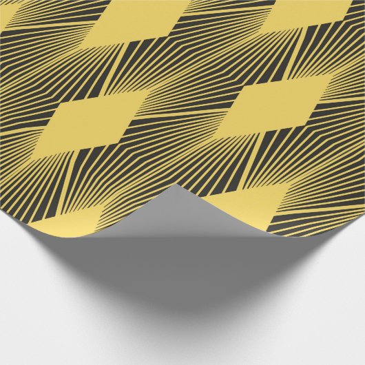 Abstracte geometrische achtergrond. Art Deco-illus Cadeaupapier (Hoek)