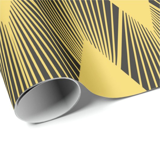 Abstracte geometrische achtergrond. Art Deco-illus Cadeaupapier (Rol Hoek)