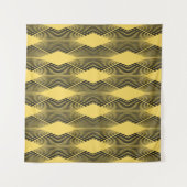 Abstracte geometrische achtergrond. Art Deco illus Wandkleed (Voorkant (horizontaal))