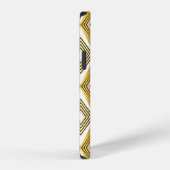 Abstracte geometrische achtergrond. Art Deco. iPhone Hoesje (Rechterkant)