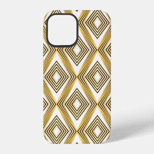 Abstracte geometrische achtergrond. Art Deco. iPhone Hoesje (Achterkant)