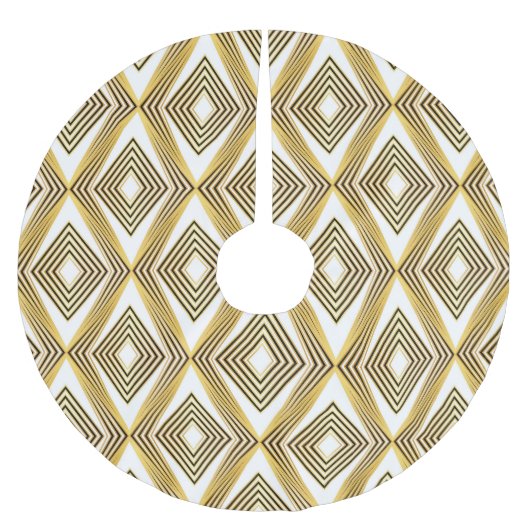 Abstracte geometrische achtergrond art deco kerstboom rok (Voorkant)