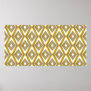 Abstracte geometrische achtergrond. Art Deco.  Poster