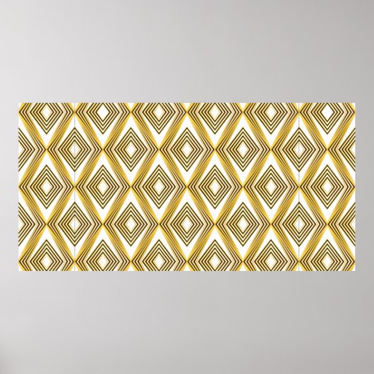 Abstracte geometrische achtergrond. Art Deco. Poster (Voorkant)