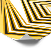 Abstracte geometrische achtergrond. Art Deco. Poster (Hoek)