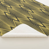 Abstracte geometrische achtergrond. Art Deco. Sherpa Deken (3/4)