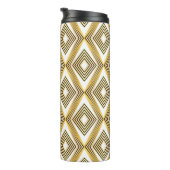 Abstracte geometrische achtergrond art deco thermosbeker (Geroteerd rechts)