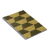 Abstracte geometrische achtergrond. Hexagonal mesh Notitieboek (Rechterzijde)