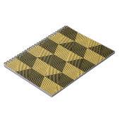 Abstracte geometrische achtergrond. Hexagonal mesh Notitieboek (Linkerzijde)