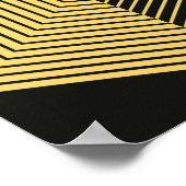 Abstracte geometrische achtergrond. Hexagonal mesh Poster (Hoek)