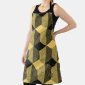 Abstracte geometrische achtergrond. Hexagonal mesh Schort (Insitu)