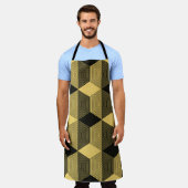 Abstracte geometrische achtergrond. Hexagonal mesh Schort (Gedragen)