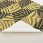 Abstracte geometrische achtergrond. Hexagonal mesh Sherpa Deken (3/4)