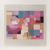 Abstracte geometrische achtergrond legpuzzel (Horizontaal)