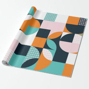 Abstracte geometrische achtergrond met vierkanten, cadeaupapier