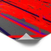Abstracte geometrische achtergrond poster (Hoek)