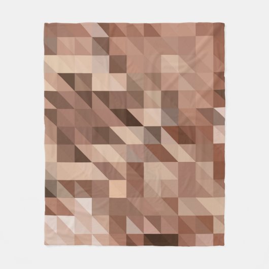 Abstracte geometrische achtergrond ziet eruit als fleece deken (Voorkant)