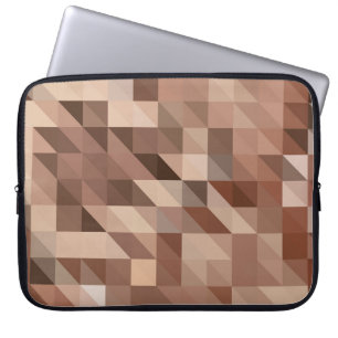 Abstracte geometrische achtergrond ziet eruit als laptop sleeve