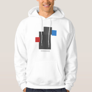 Abstracte Geometrische Balans – Minimale Moderne B Hoodie